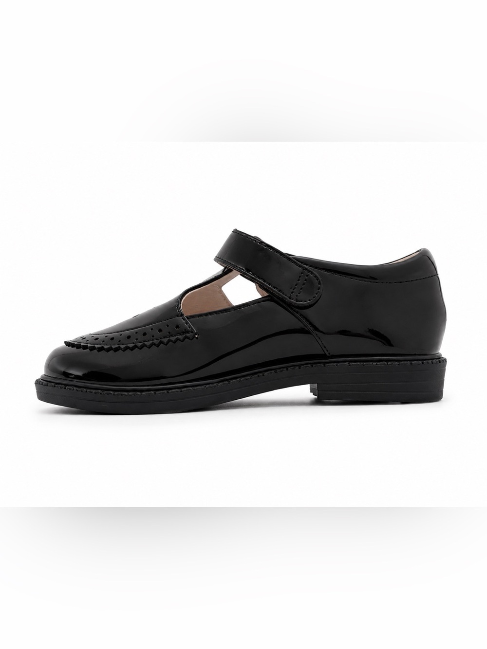 Dream Pairs Black Patent Mary Jane with Velcro Strap